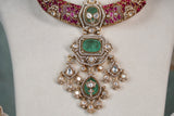 Polki Necklace (4-8325)(B)