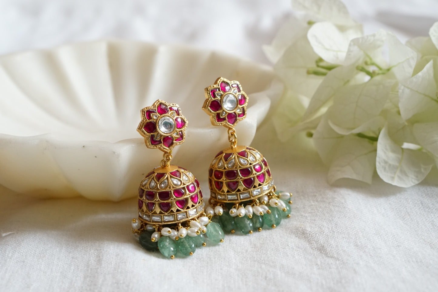Kundan Jhumki (1-3984)(R) - JEWELSTYLE