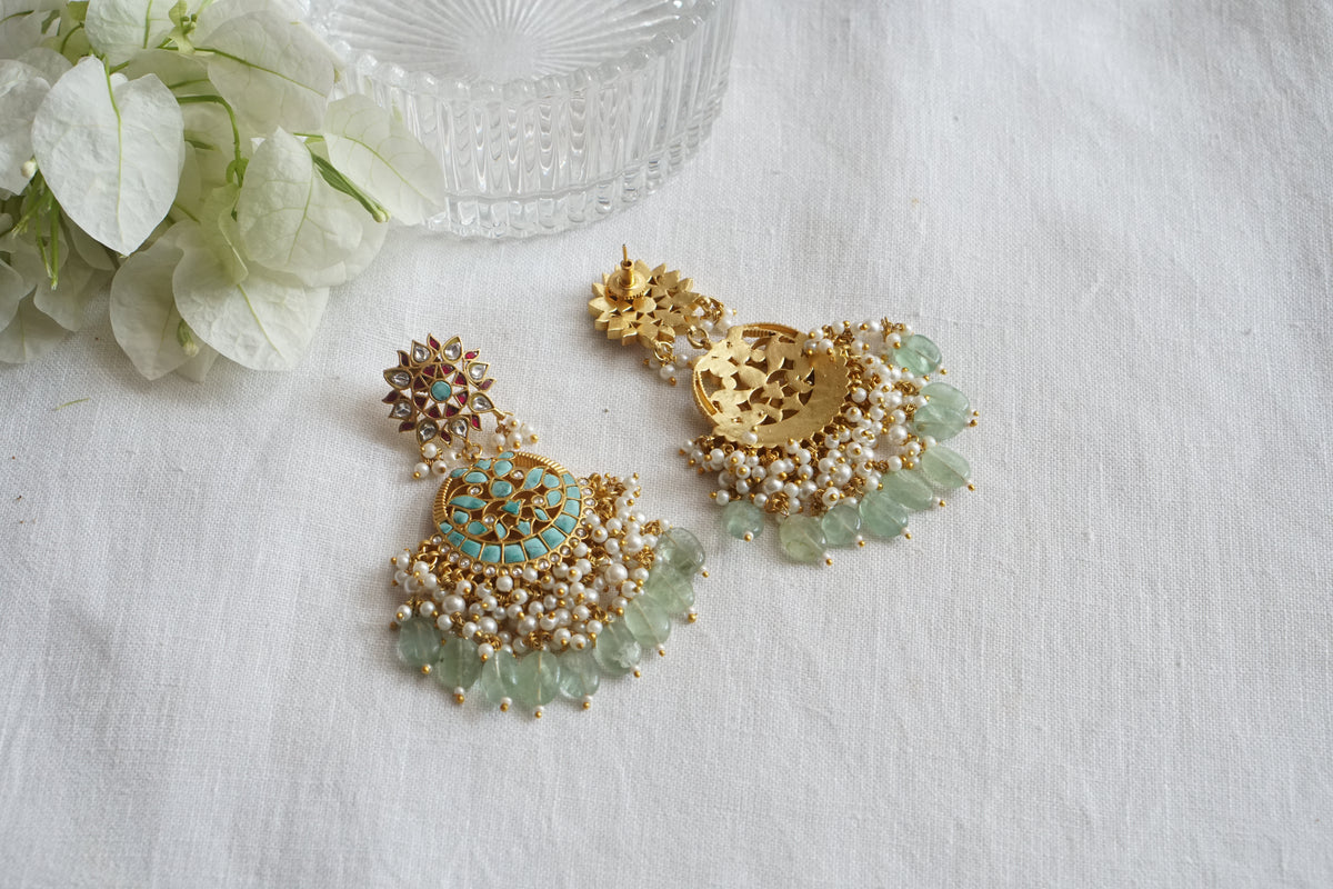 Kundan Earrings (1-5565)(A)