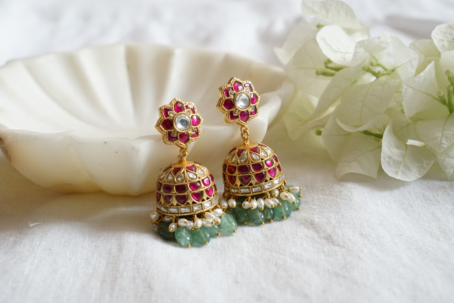 Kundan Jhumki (1-3984)(R) - JEWELSTYLE