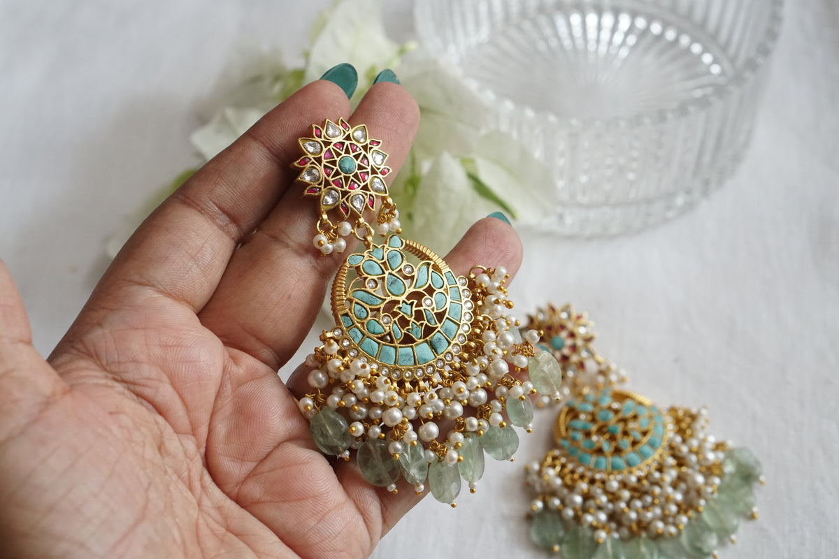Kundan Earrings (1-5565)(A)