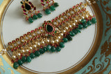 Kundan Choker Set (4-9390)(K) - JEWELSTYLE