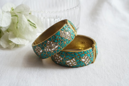 Kundan Bangles (3-511)(A) Openable