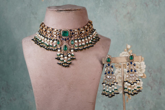 Polki Necklace (4-8324)(B)