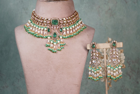 Polki Necklace (4-8323)(B)
