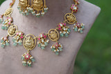 Kundan Antique jadau necklace set (4-5880)(R)
