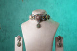 Multi Stone Choker Set(4-9365)(B)