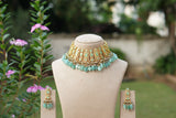 Kundan Necklace Set (4-9663)(A) - JEWELSTYLE