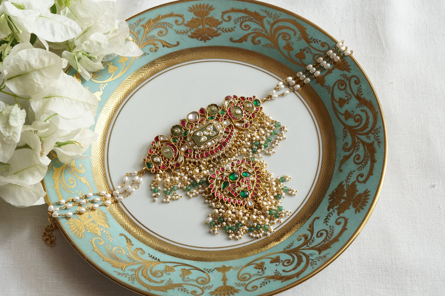 Kundan Necklace  (4-9388)(K)