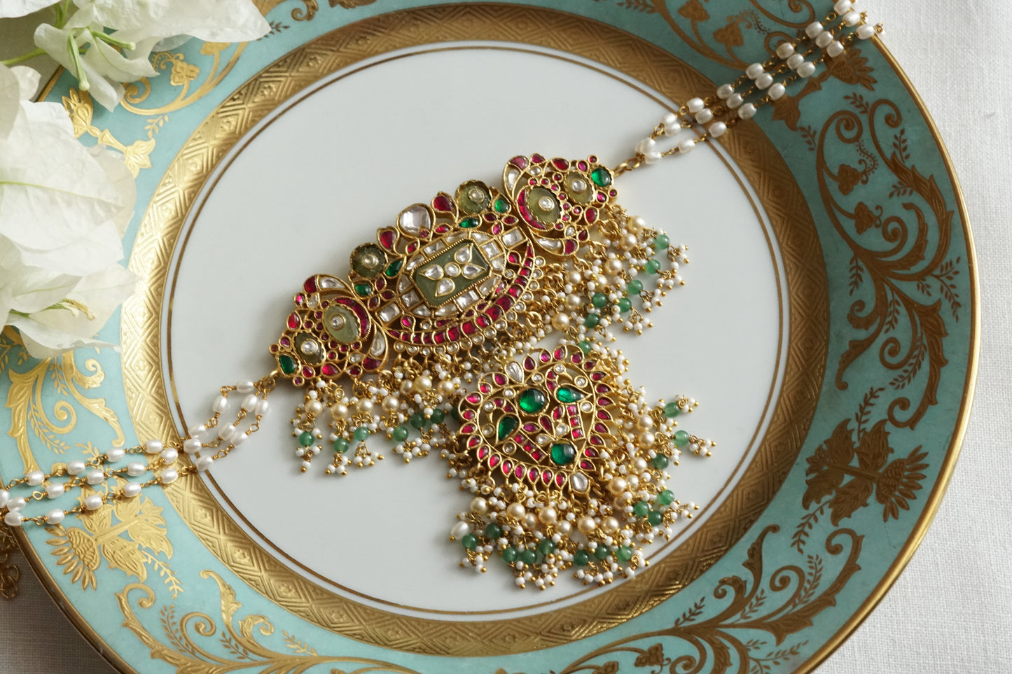 Kundan Necklace  (4-9388)(K)
