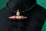 Kundan pendant Necklace (4-8128)(K)