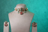 Multi Stone Choker Set(4-9366)(B)