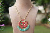 Kundan Necklace Pendant (4-9662)(A)