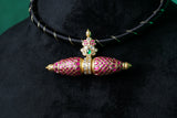 Kundan pendant Necklace (4-8128)(K)