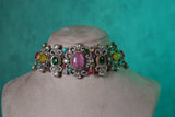 Multi Stone choker Set(4-9356)(B)