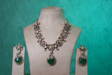 Multi Stone Necklace Set(4-9367)(B)
