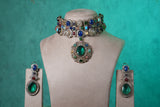 Multi Stone Necklace Set(4-9370)(B)