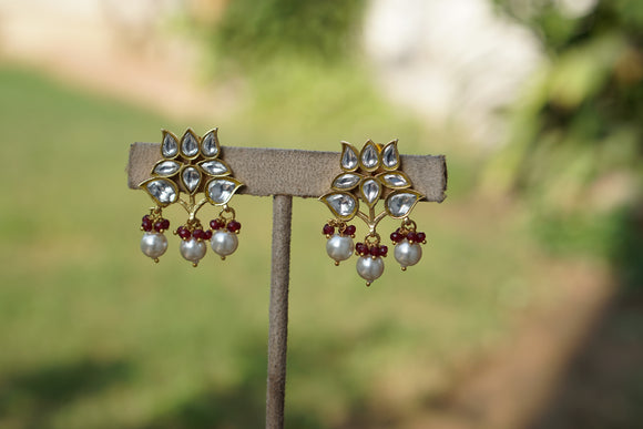 Kundan Earrings (1-4805)(A)