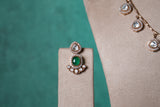 Polki Necklace Set(4-9373)(B)
