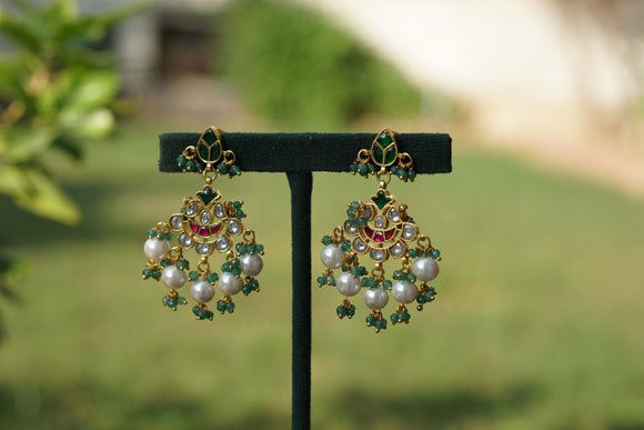 Kundan Earrings (1-4808)(A)