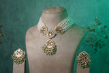 Kundan Necklace Set(4-8680)(A)