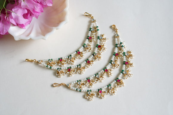 Kundan Ear chain (9-127)(A)(OFFER PIECE)