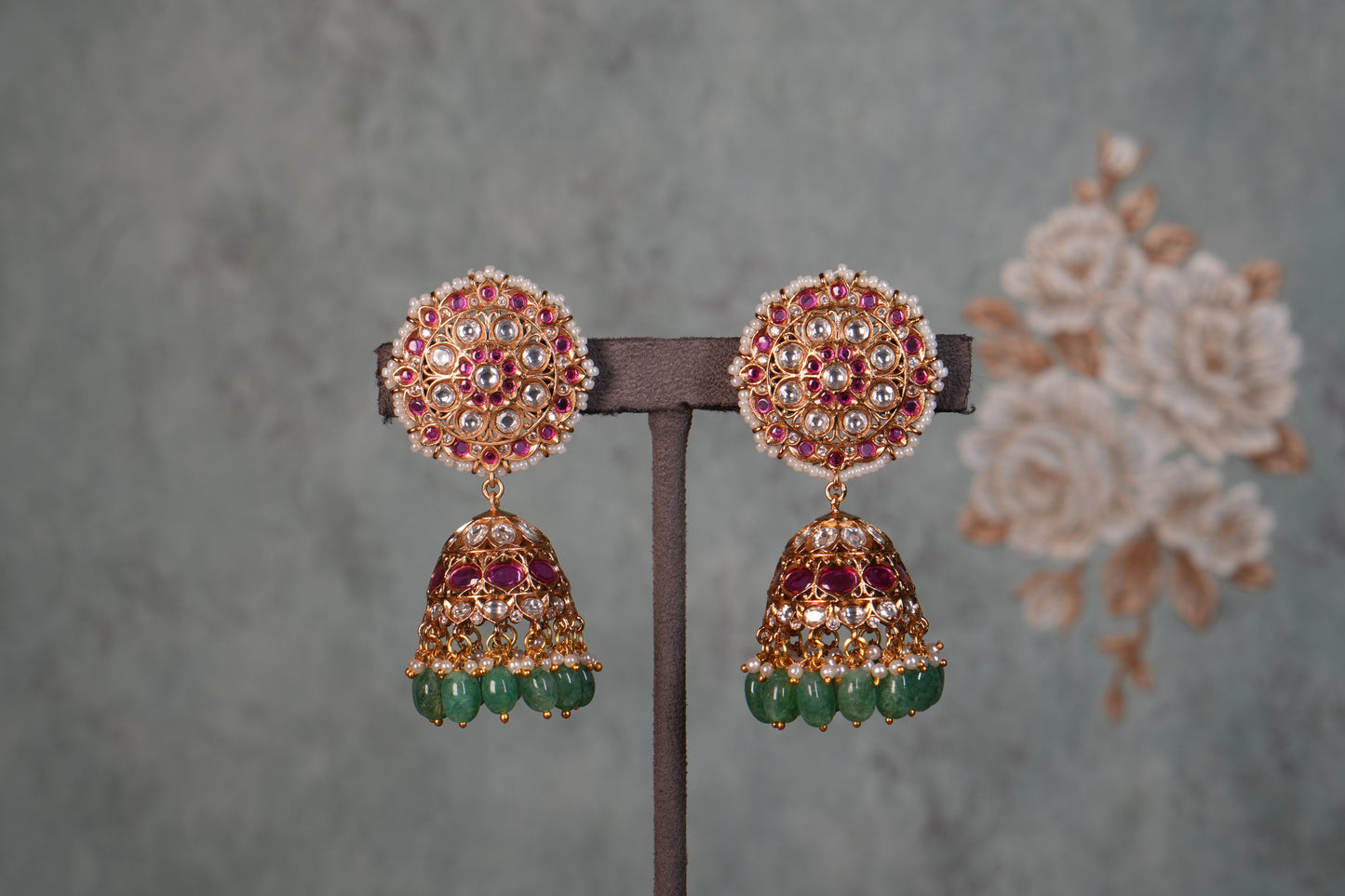 Polki Jhumki (1-5356)(B)
