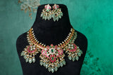 Kundan Necklace Set(4-8682)(A)(already discounted) - JEWELSTYLE