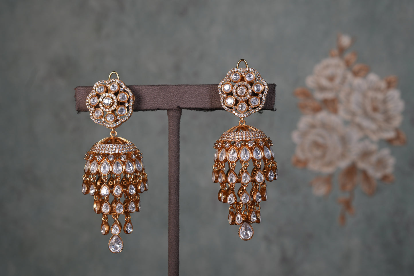 Polki Jhumki (1-5355)(B)
