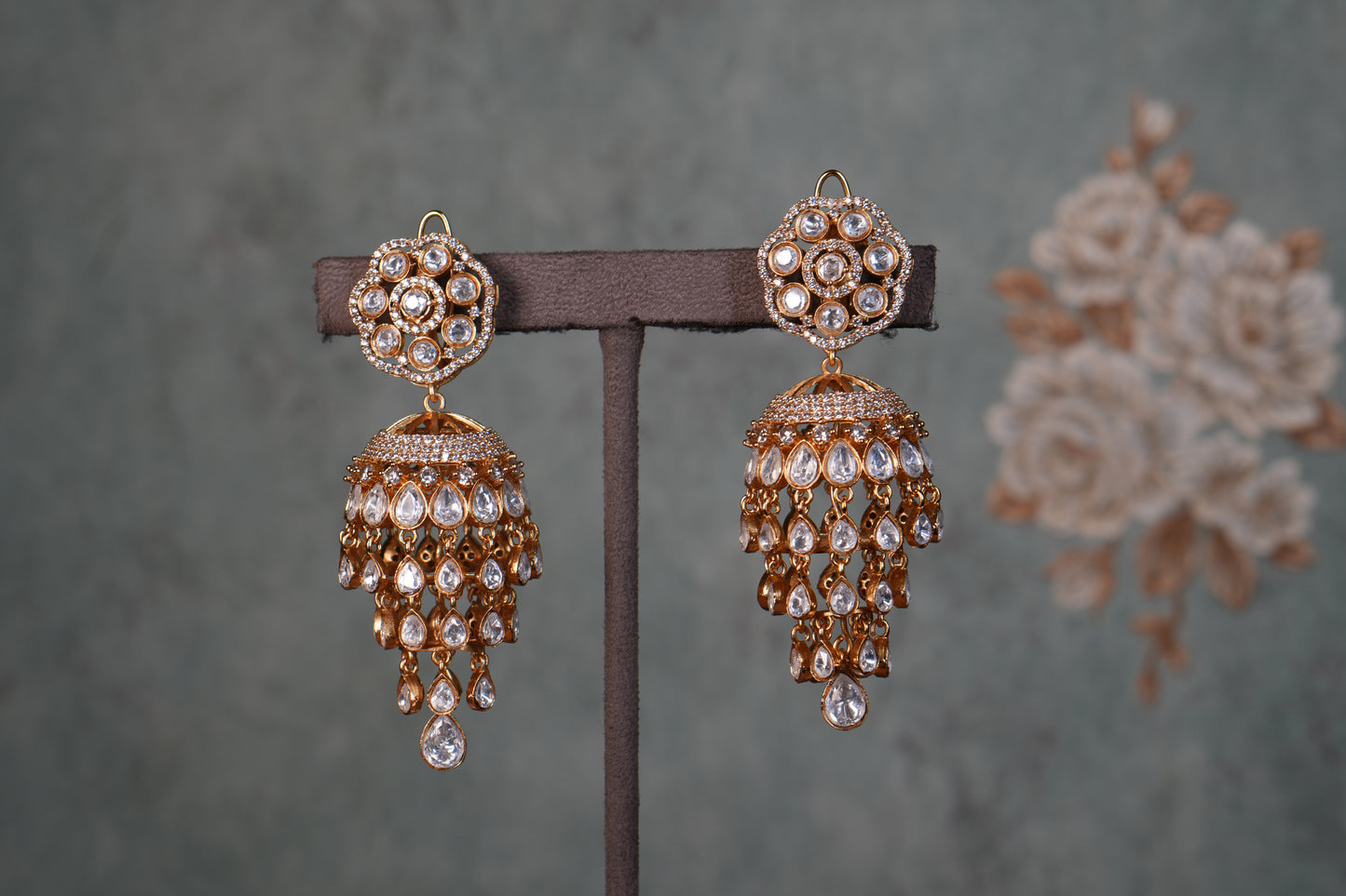 Polki Jhumki (1-5355)(B)