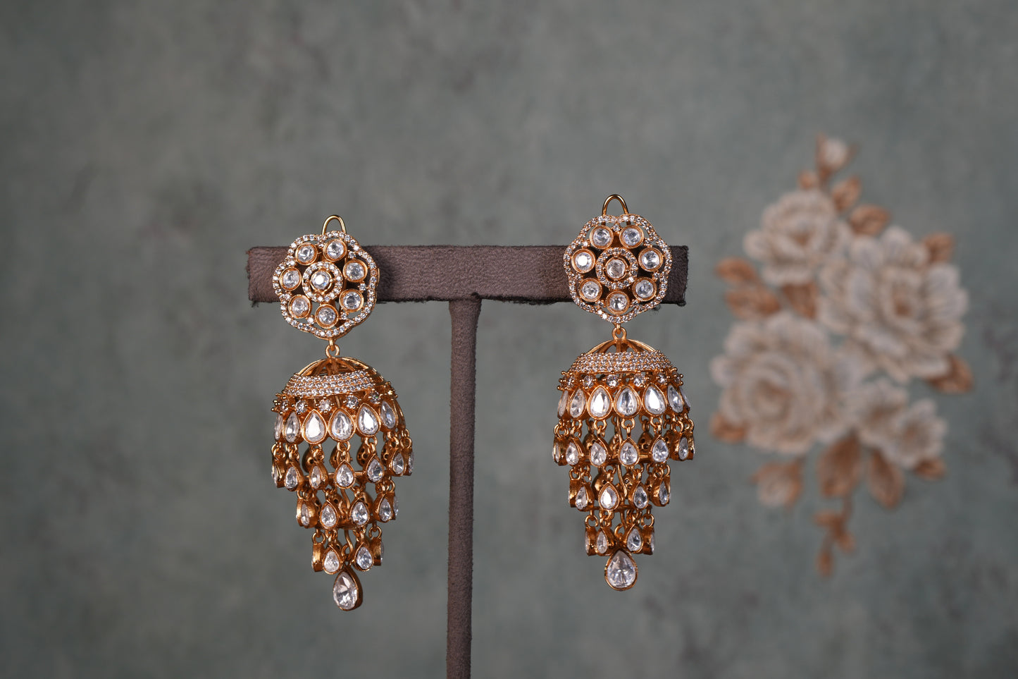 Polki Jhumki (1-5355)(B)