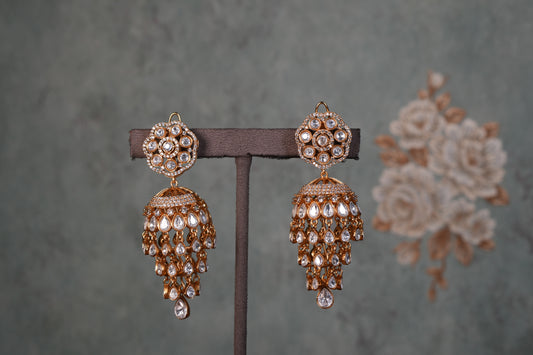 Polki Jhumki (1-5355)(B)