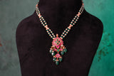 Kundan Pendant Necklace (4-9403)(K)
