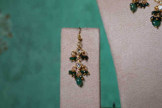 Kundan Necklace Set (4-9399)(K)