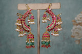 Kundan Earcuff jhumki (1-4780)(K)