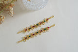 Multi Stone Kundan Earchain(9-391)(AK)