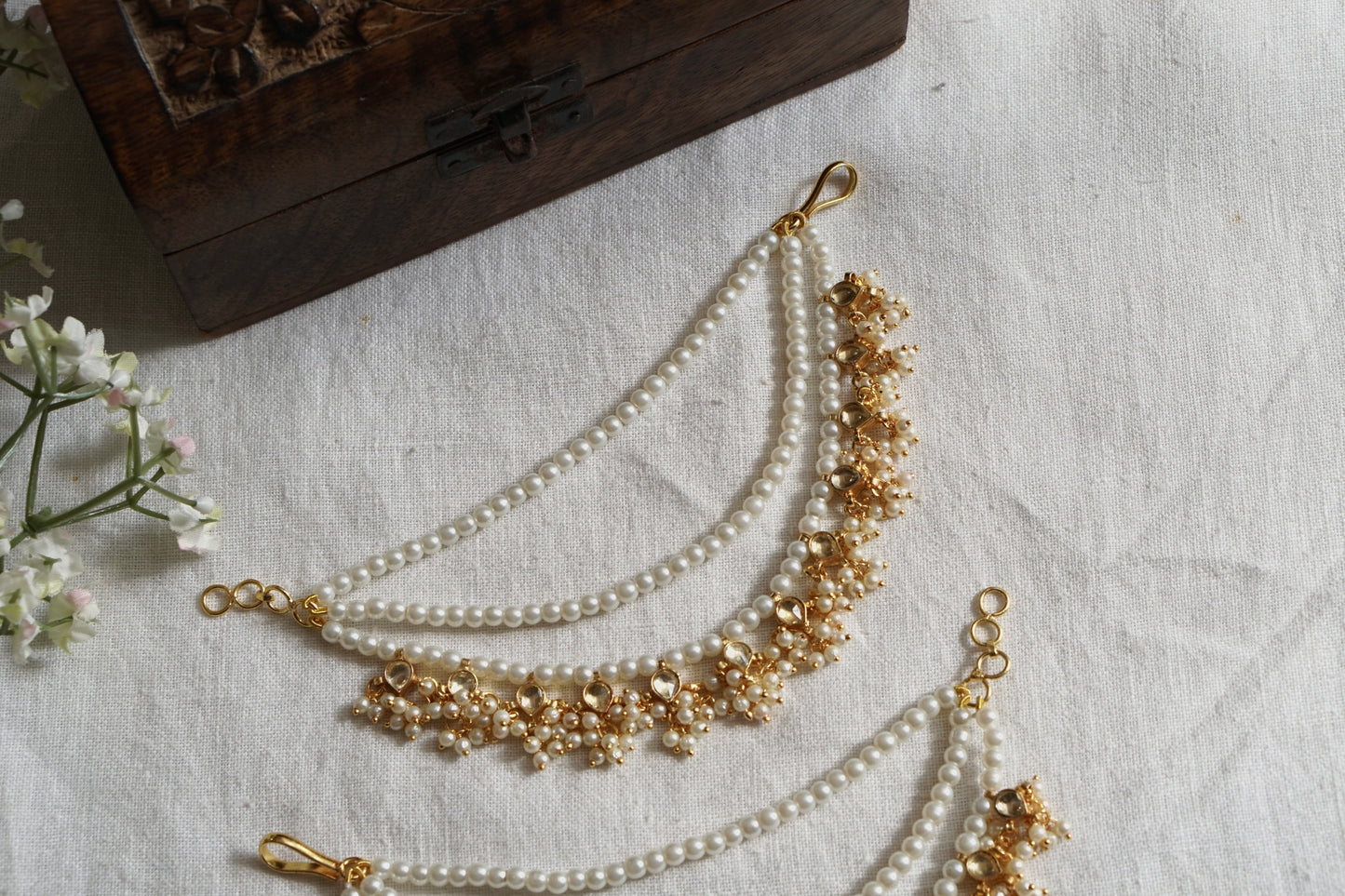 Kundan Earchain (9-299) (N)
