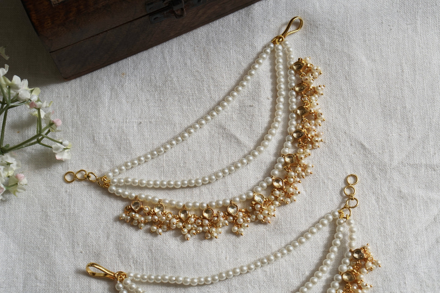Kundan Earchain (9-299) (N)