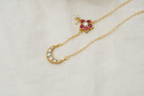 Kundan pendant necklace (4-6975)(R)