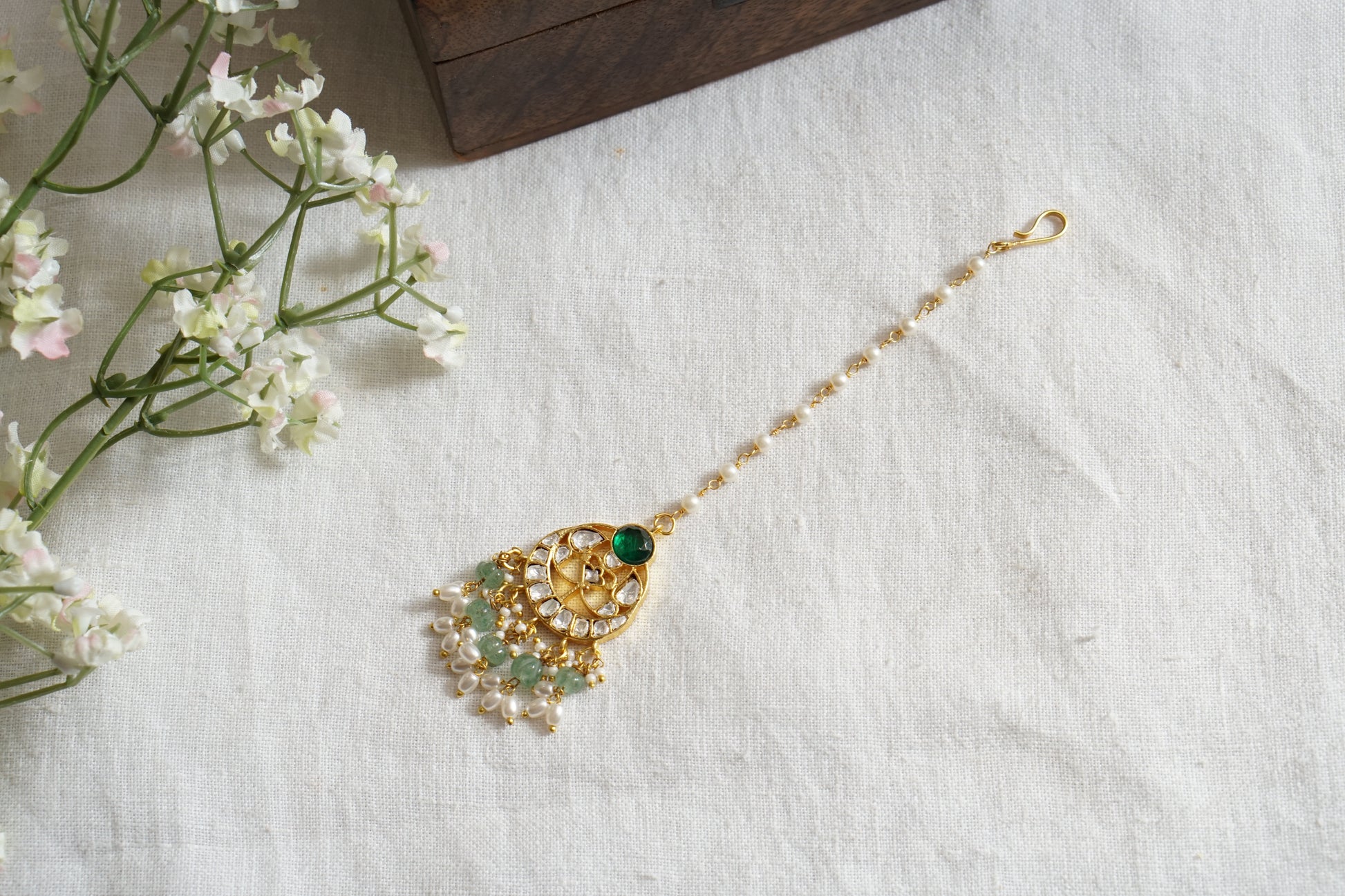 Small Mossainite Maangtika (5-1599)(K) - JEWELSTYLE