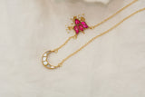 Kundan pendant necklace (4-6976)(R)