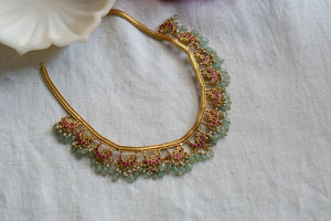 Chand jalebi kundan necklace (4-7632)(k)