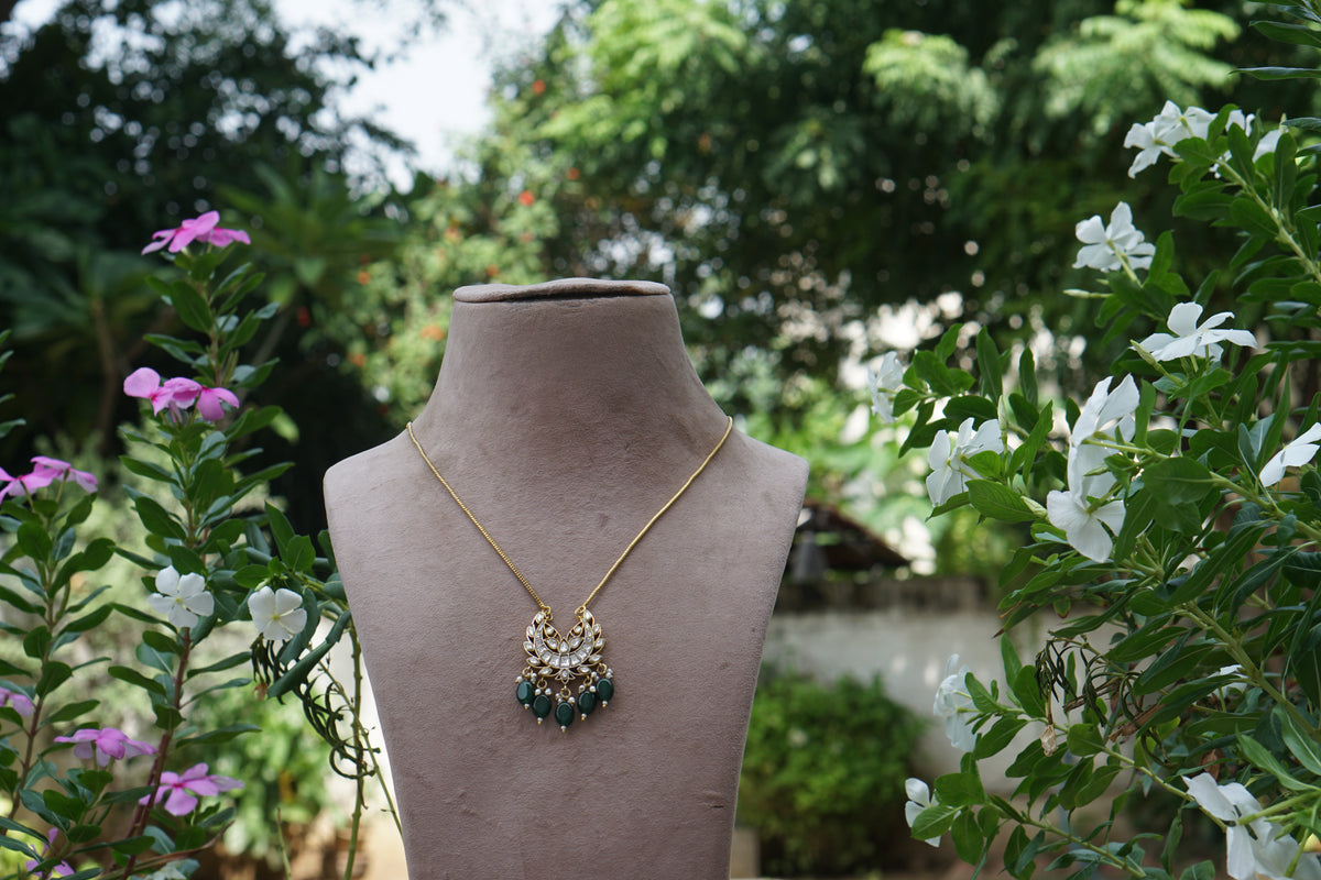 Kundan Pendant (4-9666)(A)