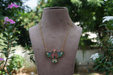 Kundan Bird  Pendant (4-9711) (A) - JEWELSTYLE