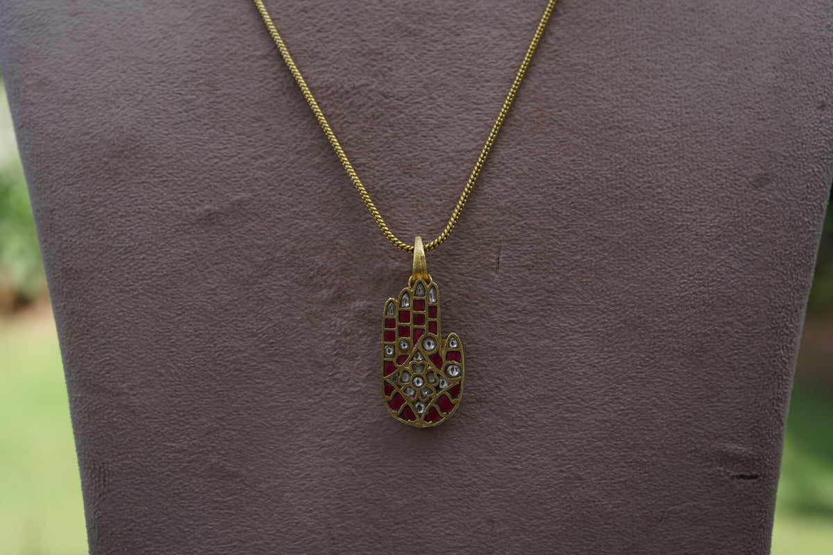 Kundan Pendant (4-9708) (A)