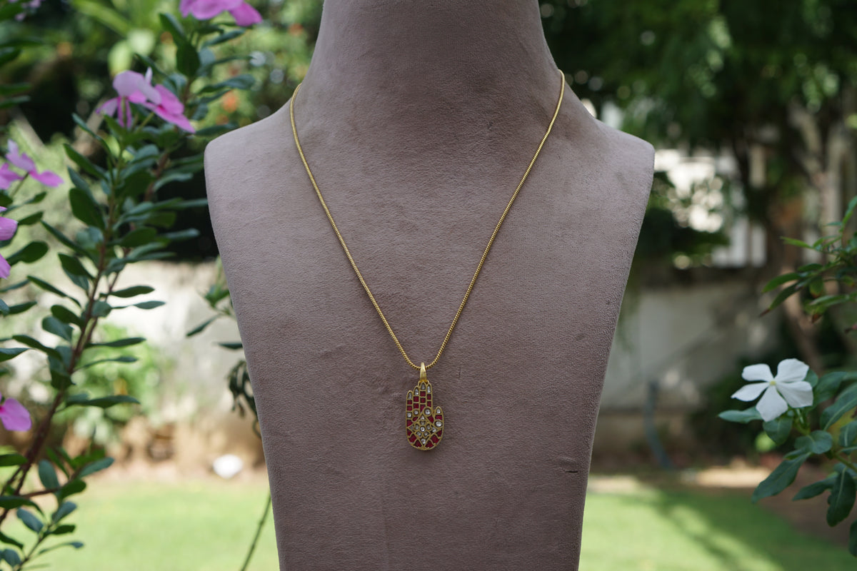 Kundan Pendant (4-9708) (A)