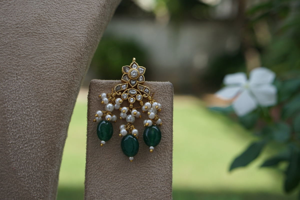 Kundan Choker Set (4-9687)(A)