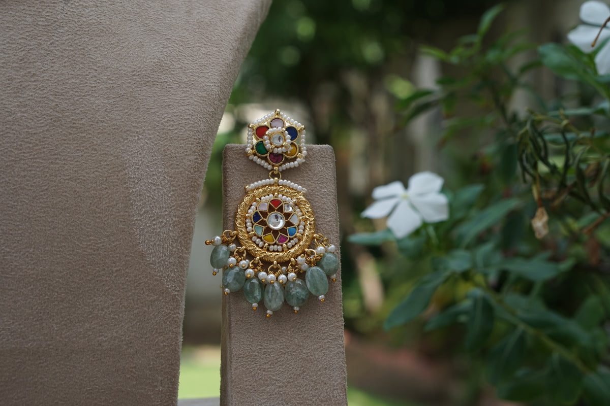 Kundan Choker Set (4-9688)(A)