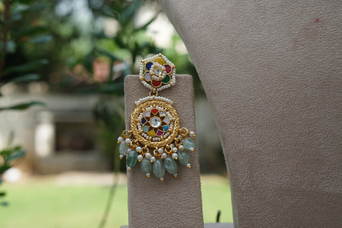 Kundan Choker Set (4-9688)(A)
