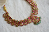 Kundan necklace (4-7607)(K)(preorder)